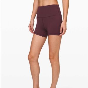 Lululemon align short 4” in cassis